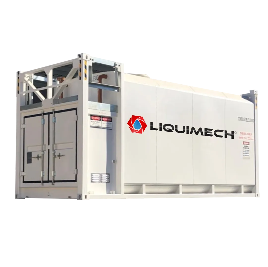 Diesel bunded fuel tanks 30,000 litre steel cube fuel tank with 27,750 litre safe fill 