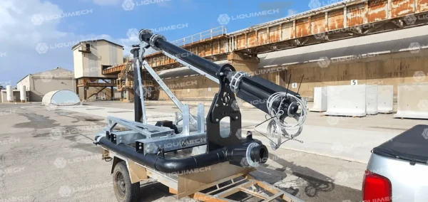 Automated Liquimech dust suppression tower system dispersing fine water mist