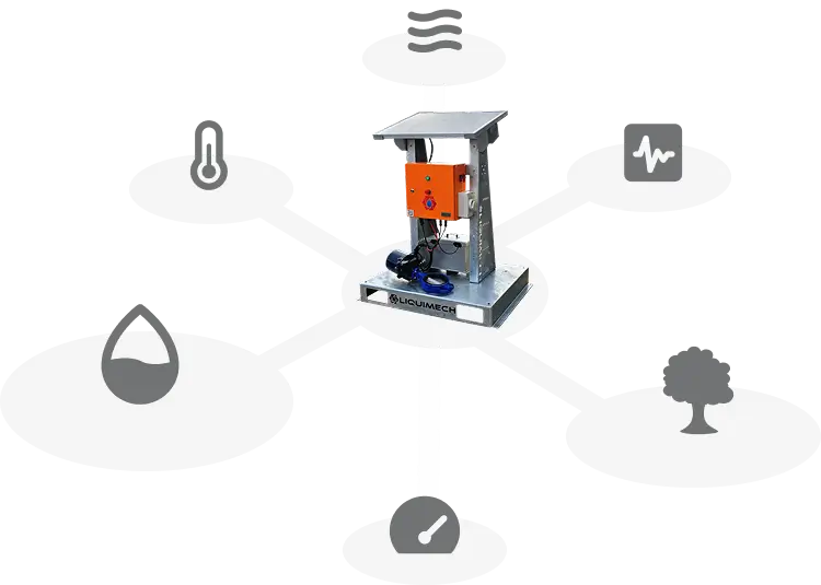 Automatic standpipe on-off control valve- Liquimech with local and cloud-connected telemetry monitoring flow rates, pressure, temperature, and water levels in real time