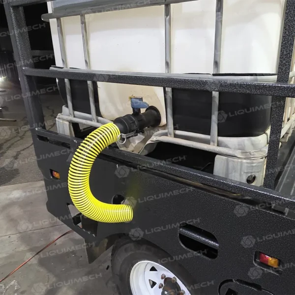 Chemical mixing station with automated dosing equipment-component