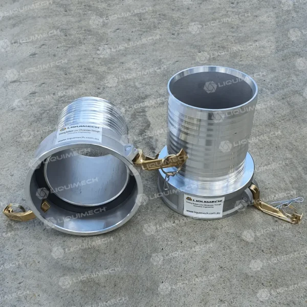 Corrosion-resistant hose coupling by Liquimech used in mining and industrial applications