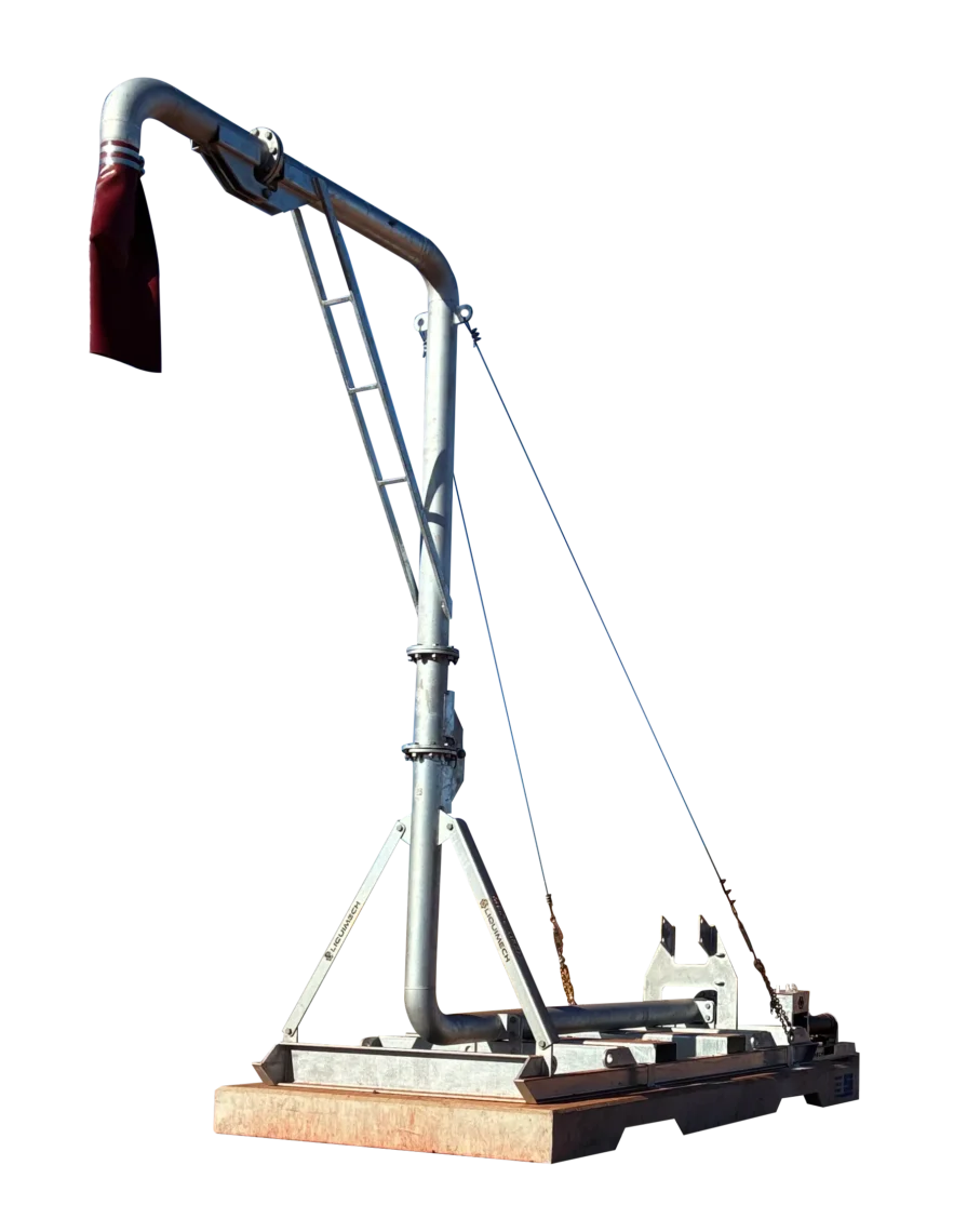 Cyclone-rated galvanized steel standpipe, corrosion-resistant and wind-resistant