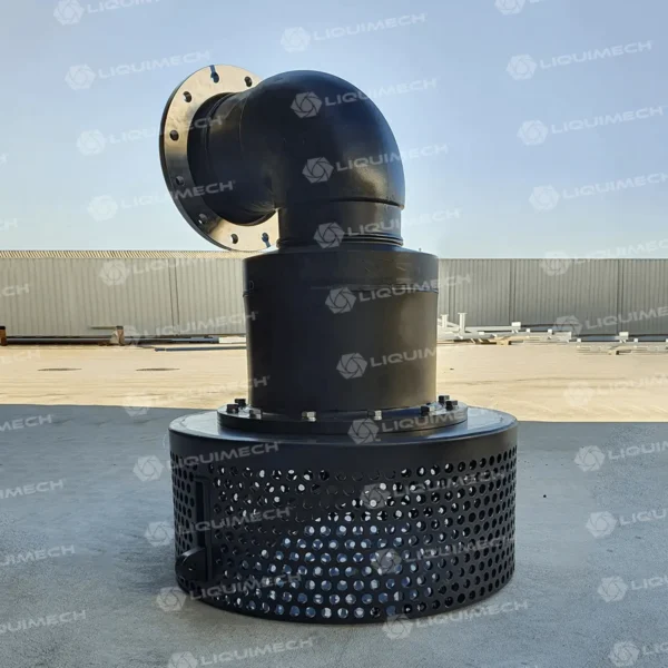 Durable Liquimech HDPE foot valve for reliable water flow control and pump protection in industrial and mining applications