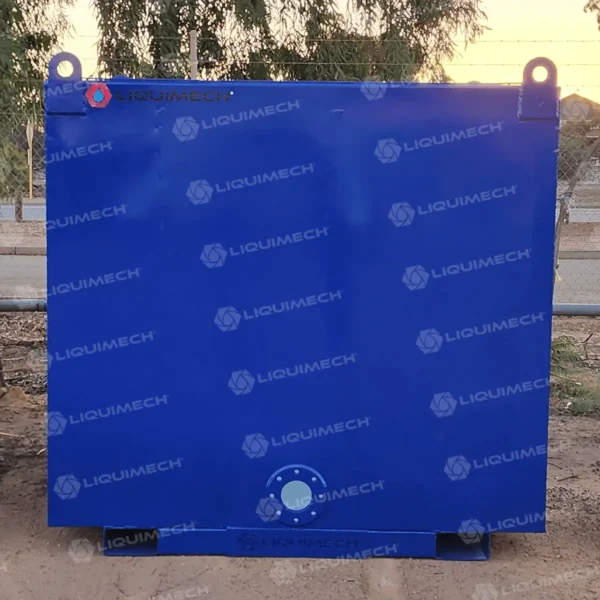 Durable Liquimech sediment tank used for managing runoff and suspended solids in industrial applications