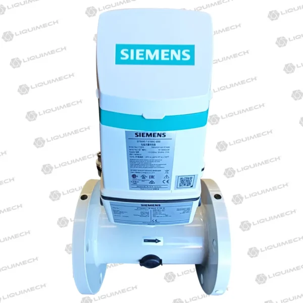 Electromagnetic flow meter with MAG 6000 for water, wastewater, and chemical use