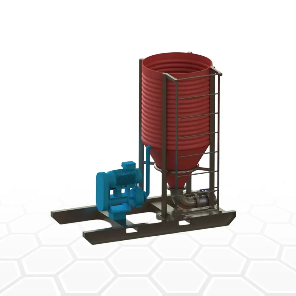 Heavy-duty single hopper system designed for mining and construction applications