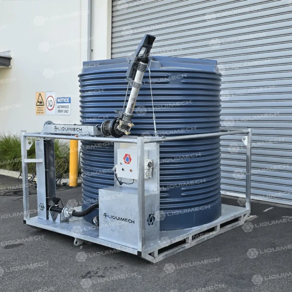 High-capacity Liquimech Sprinkler Tank Dust Suppression System designed for remote and rugged environments