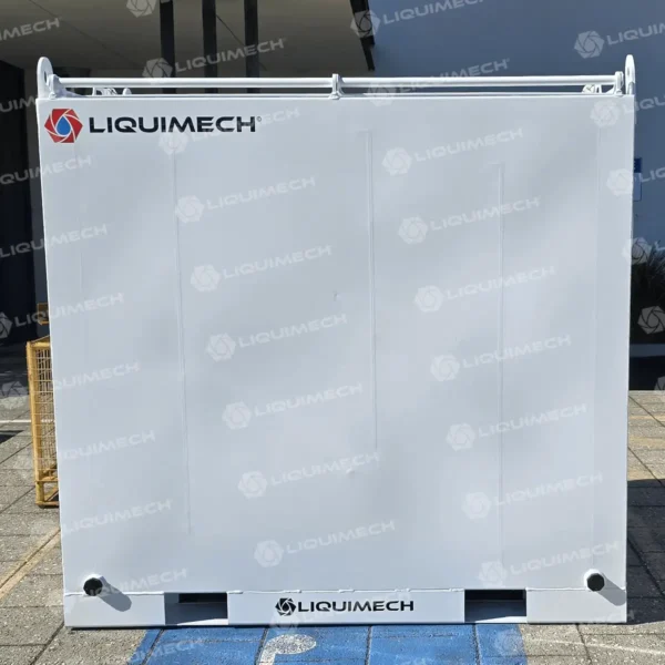 High-capacity Liquimech sediment tank for civil and mining site water management.
