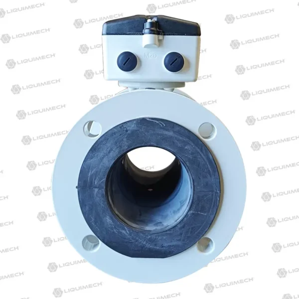 Industrial base flow meter providing dependable and efficient fluid measurement