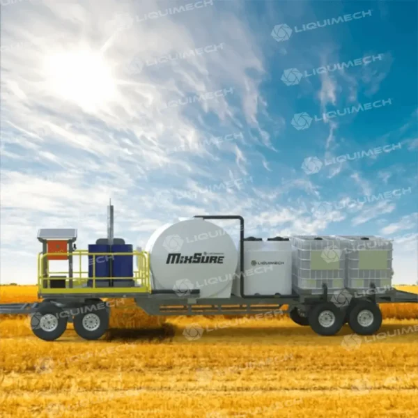 Industrial grade MIXSure automated chemical mixing tank designed to optimise productivity and minimise waste 600x600