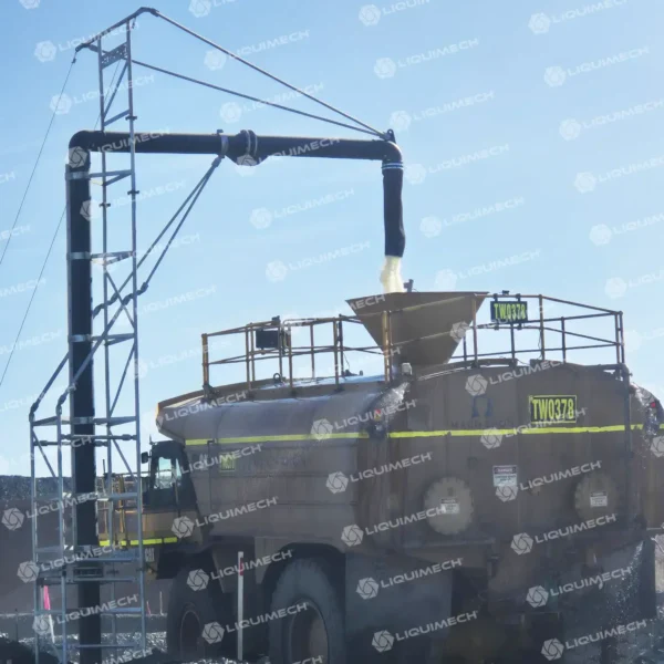 Industrial vehicle detection sensor by Liquimech controlling automated fill process