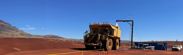 J Stand engineered for high-capacity water truck refills