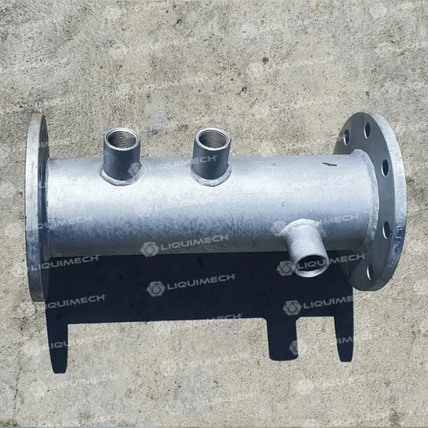 Liiquimech Industrial steel pipe spool assembly with heavy-duty fittings