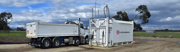 Liquimech Bunded Diesel Tank for mining and construction fuel storage