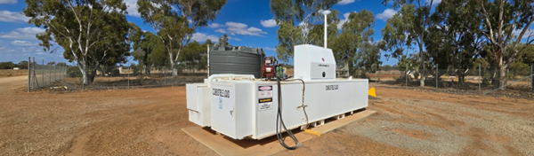 Liquimech Bunded Diesel Tanks integrated with Fuel Management System
