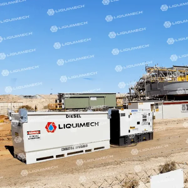 Liquimech Diesel bunded fuel tank with double-wall construction for spill protection