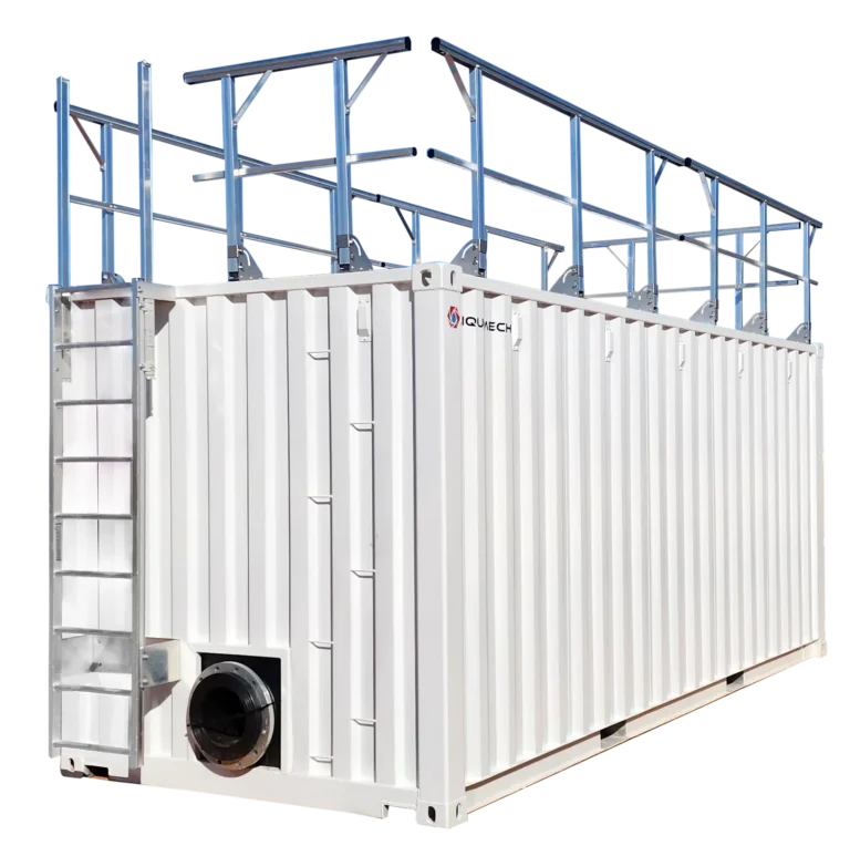 Liquimech Liquid Storage Containers with safety handrail and ladder