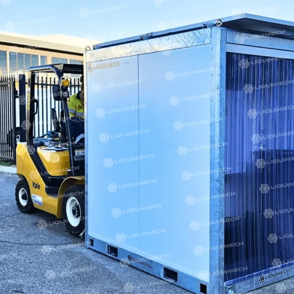 Liquimech Mobile Water Hydration Station designed for easy transport and clean water filtration at remote sites