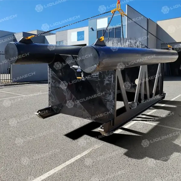 Liquimech Polyethylene Pontoons with corrosion-resistant HDPE construction for floating infrastructure