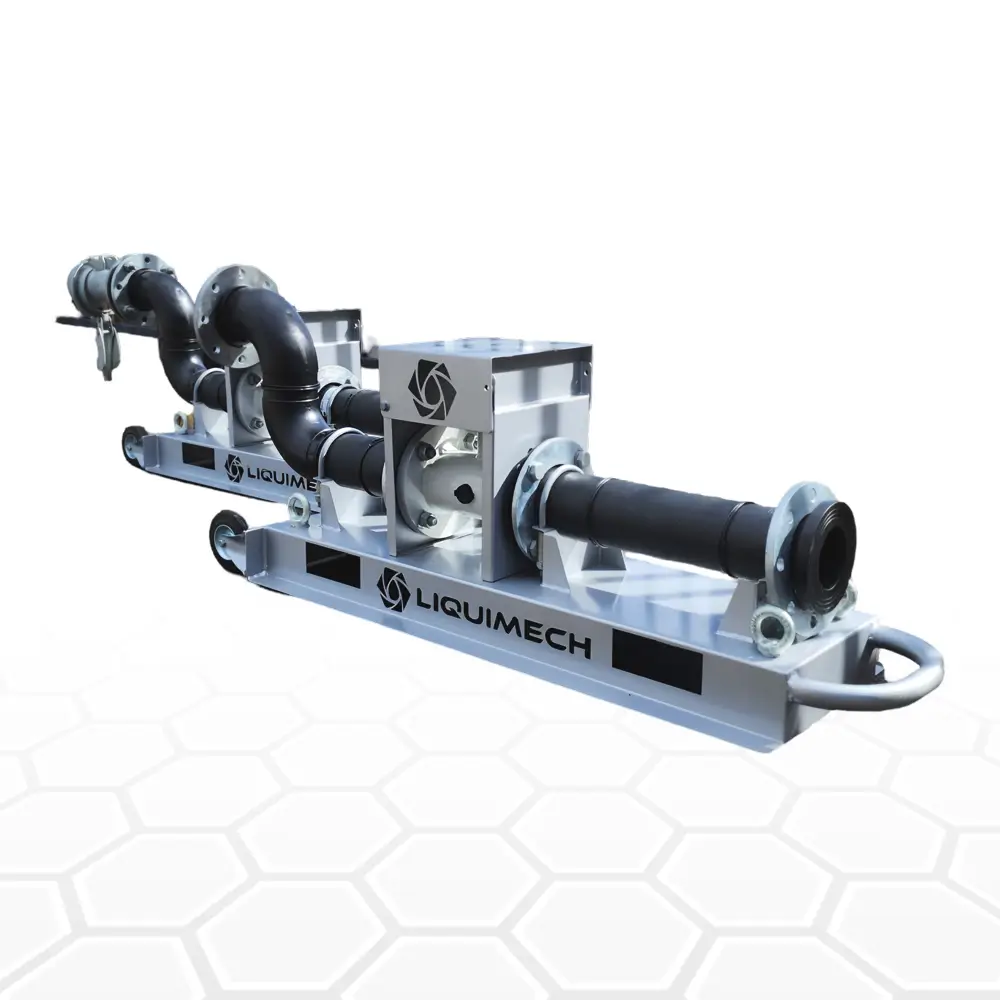 Heavy-duty Liquimech portable flow meter designed for safe transport