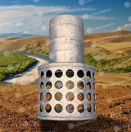 Liquimech Pump strainer in galvanised finish for durability and long-term use