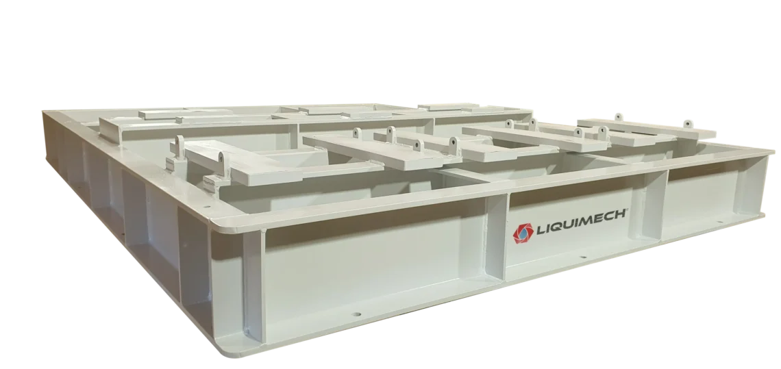 Liquimech pump skid designed for robust and mobile water pumping solutions in industrial applications