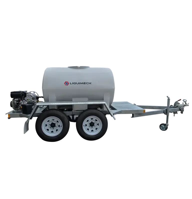 Liquimech Trailer-mounted pressure washer for mining and construction sites