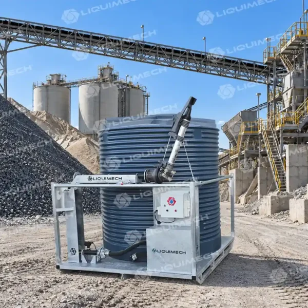 Liquimech automated dust suppression sprinklers for mining and quarrying