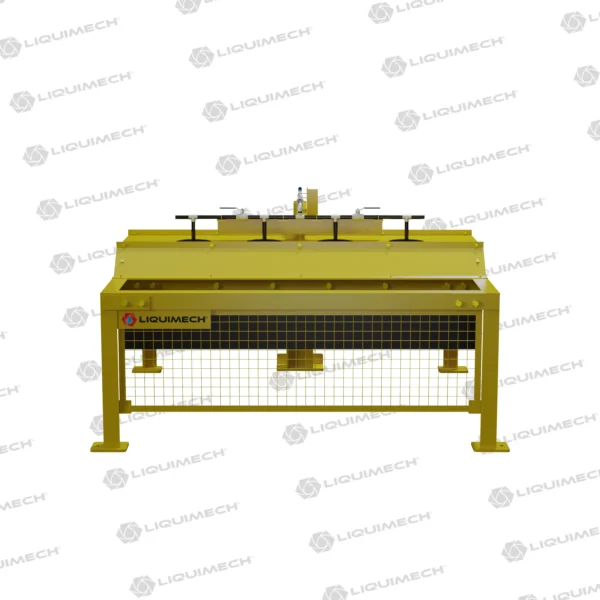 Liquimech automatic conveyor dust suppression system for safe, compliant, and productive bulk material handling