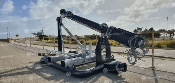 Liquimech dust control tower system for environmental compliance on civil projects