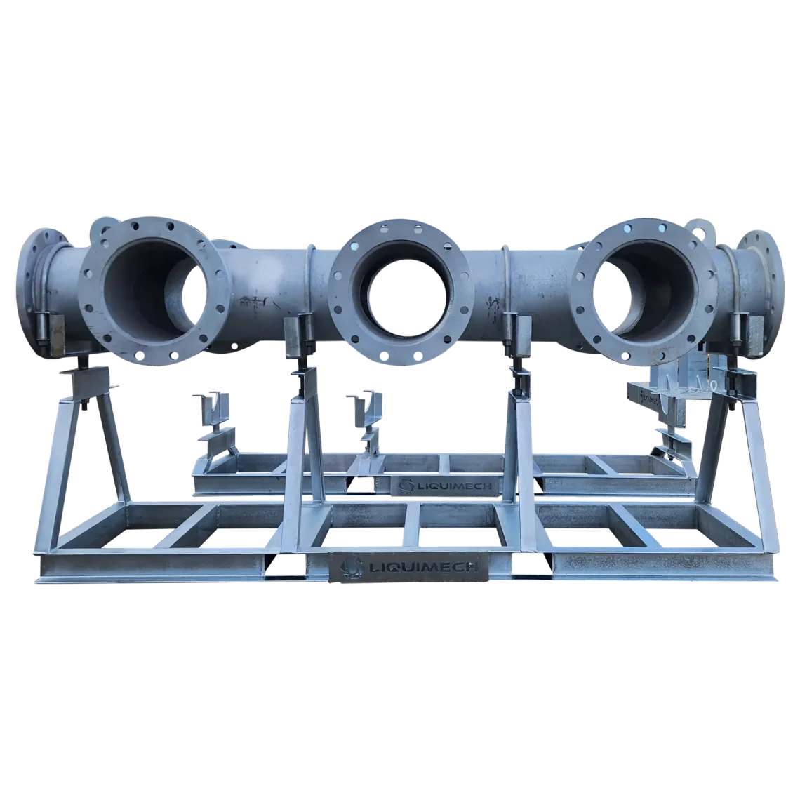 Liquimech engineered custom pipe manifold in Australia for precise flow control in mining and industrial plants