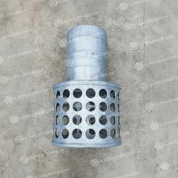 Liquimech galvanised pump strainer for agricultural and industrial applications