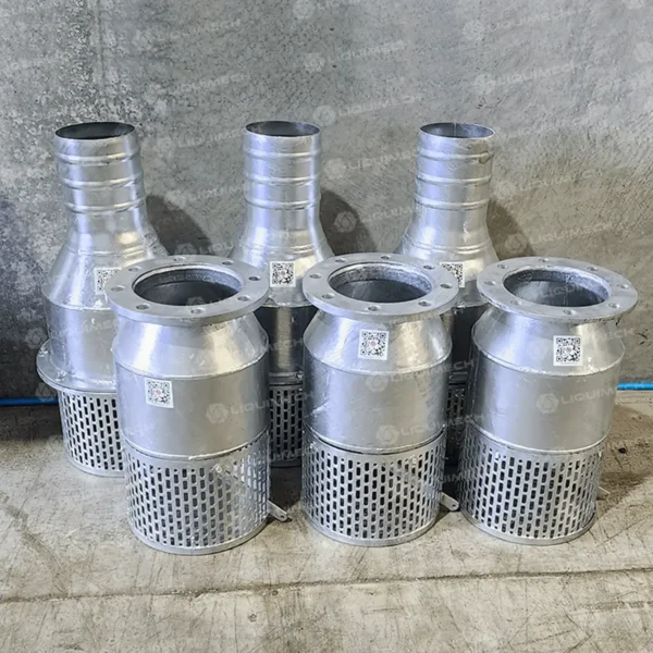 Liquimech galvanised strainer for reliable filtration and corrosion resistance on Galvanised Portable J Stand