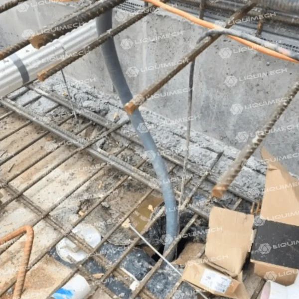 Liquimech hose assemblies used on-site for dewatering and water transfer operations