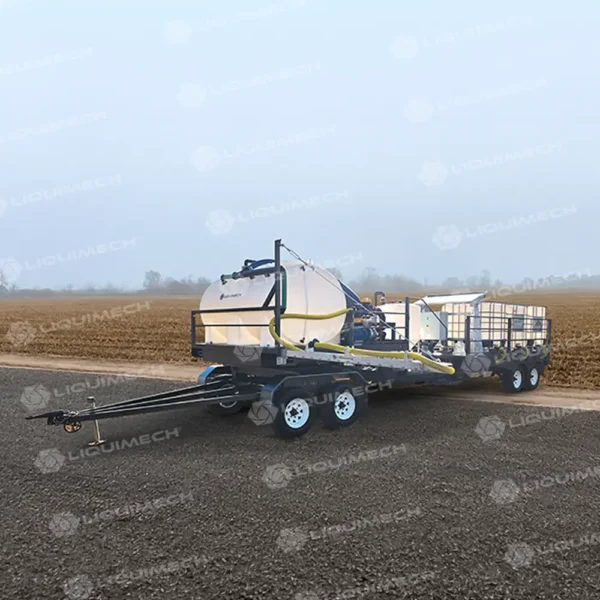 Liquimech industrial chemical batch mixing system for precise dosing and blending