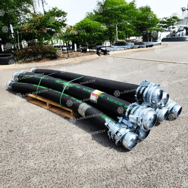 Liquimech industrial hose systems built for durability and efficiency in water transfer and pumping.