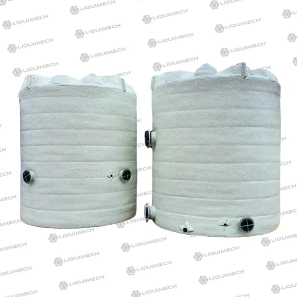Liquimech insulated storage tank with UV protection for long-term outdoor use