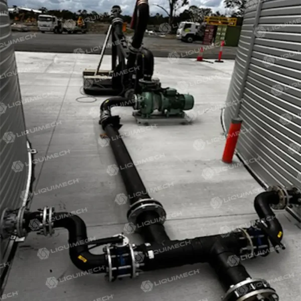 Liquimech onsite pipework installation and system commissioning