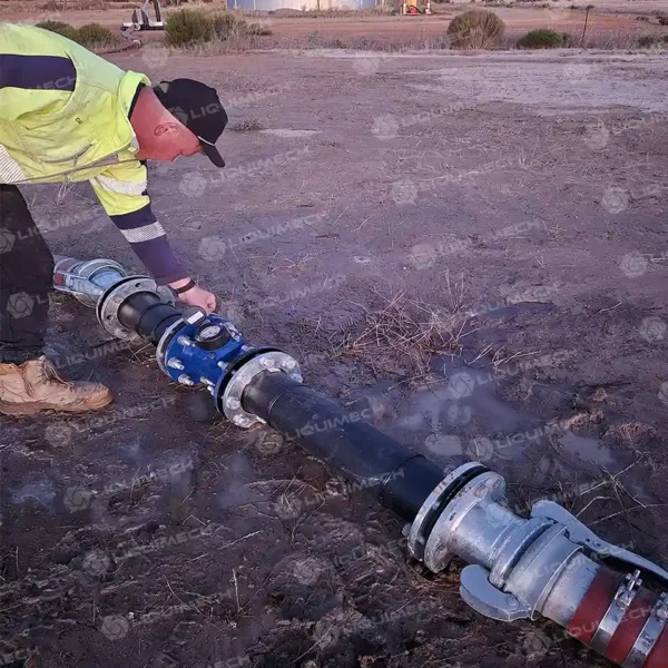 Liquimech pipe spooling commissioning for industrial piping systems