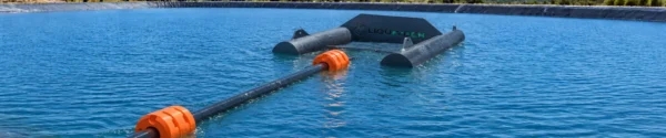 Liquimech poly pontoons for mining and water management in Australia