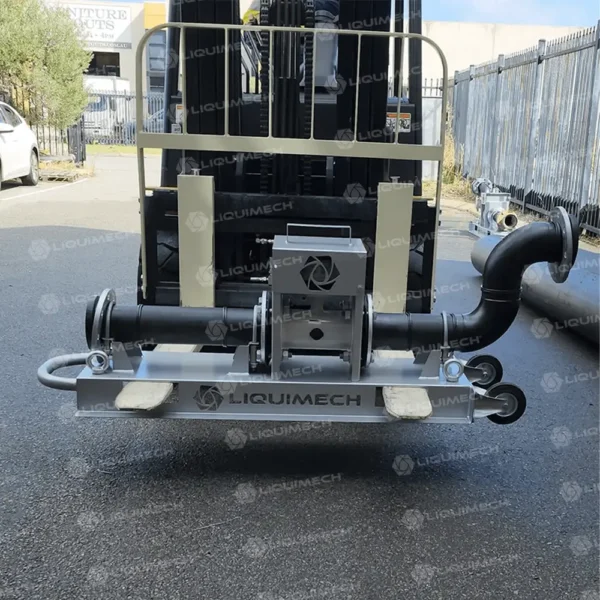 Liquimech portable flow meter with lifting points for safe on-site deployment