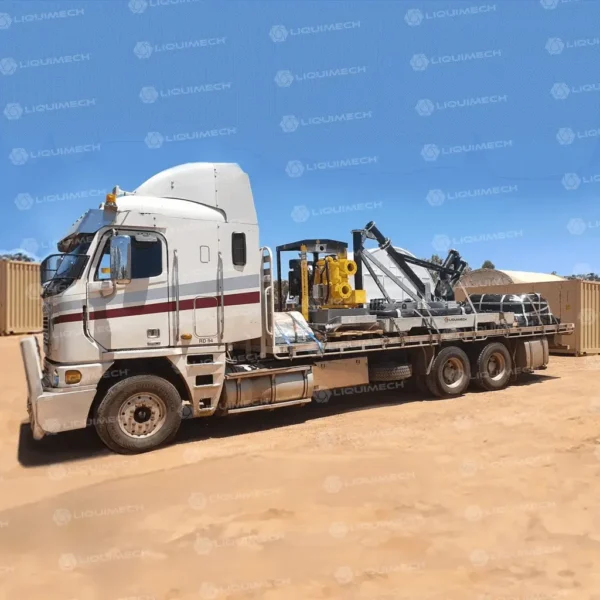 Liquimech preassembled standpipe pump package for quick site installation