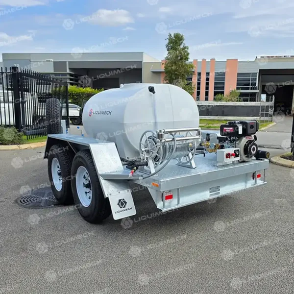 Liquimech pressure washer parts for trailer-mounted cleaning systems