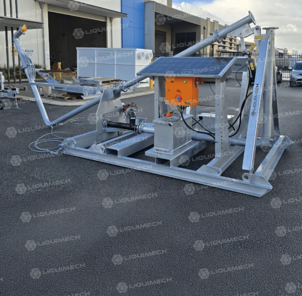 Liquimech smart overhead dust suppression system in mining operation - portable and foldable