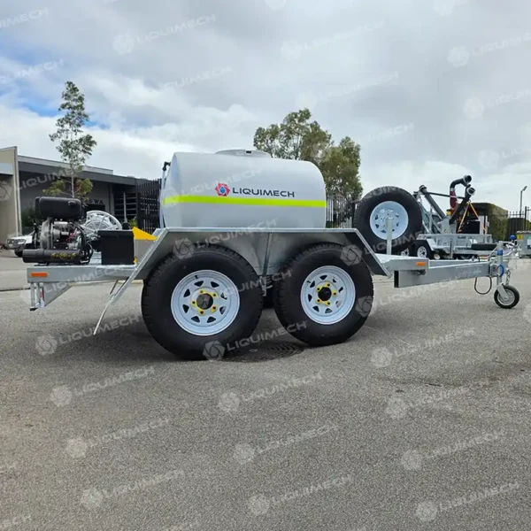 Liquimech trailer pressure washer designed for demanding mine-site conditions