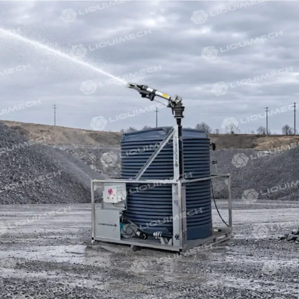 Liquimechautomated tank-mounted dust suppression sprinklers