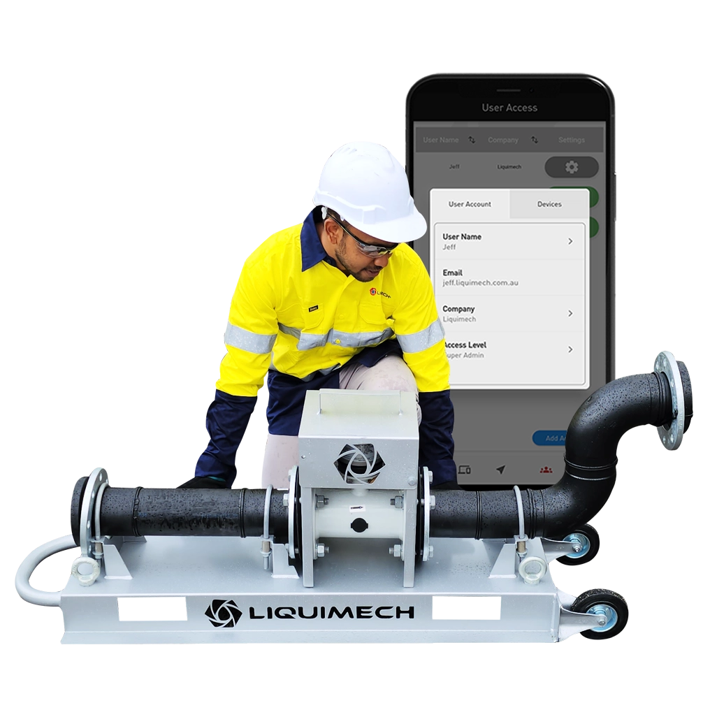 Mobile water flow meter in Australia for flexible and reliable field measurements compatible for Software -Automation