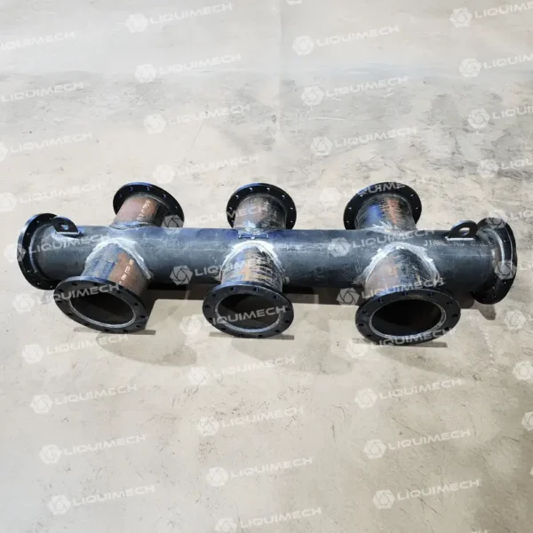 Multiple outlet pipe spool assembly for fluid distribution by Liquimech