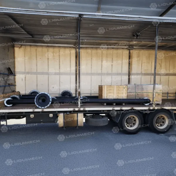Pipe spools ready for site delivery and installation by Liquimech