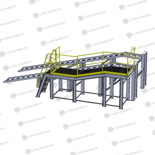 Portable Liquimech Wash Down Access Platforms and Walkways for remote or temporary industrial sites